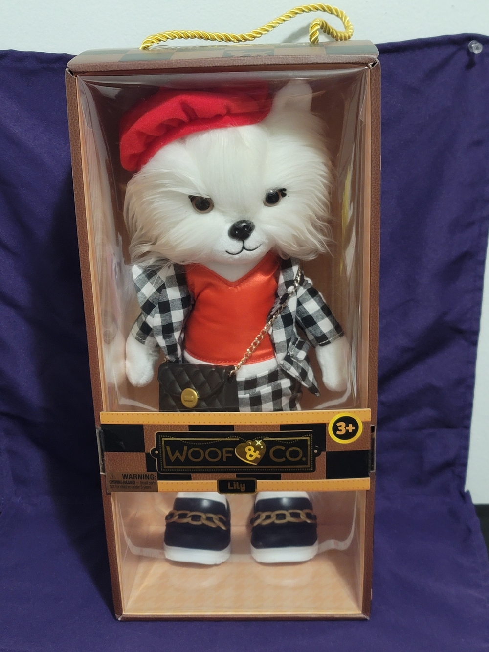 Woof & Co. Lily the Shih Tzu 15" Poseable Plush Fashion Doll Sunny Days